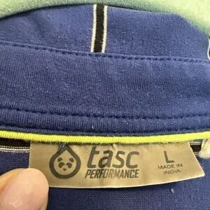 tasc | Shirts | Tasc Performance Polo Shirt Mens Large Blue Striped ...